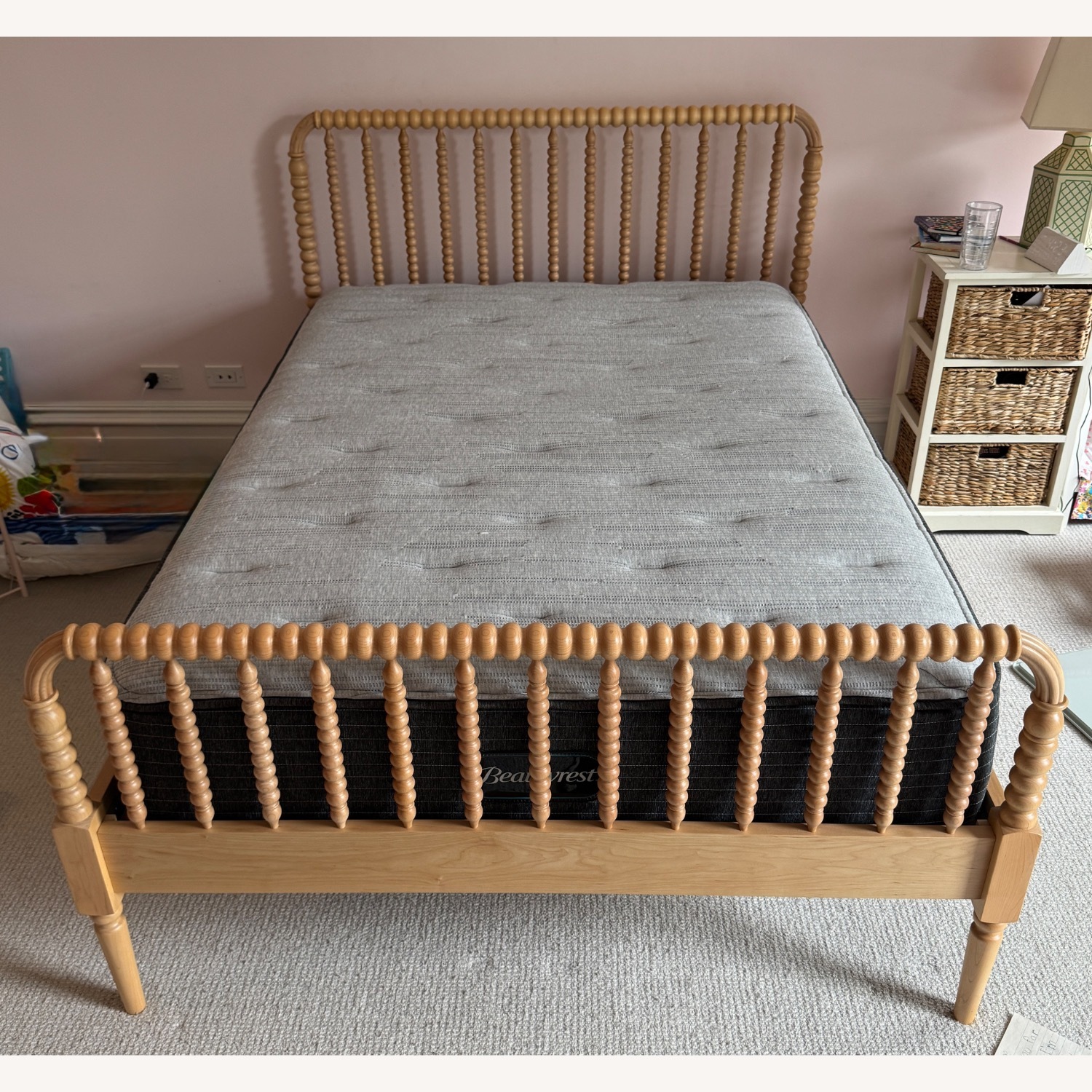Crate & Kids Jenny Lind Maple  Spindle Bed - image-1