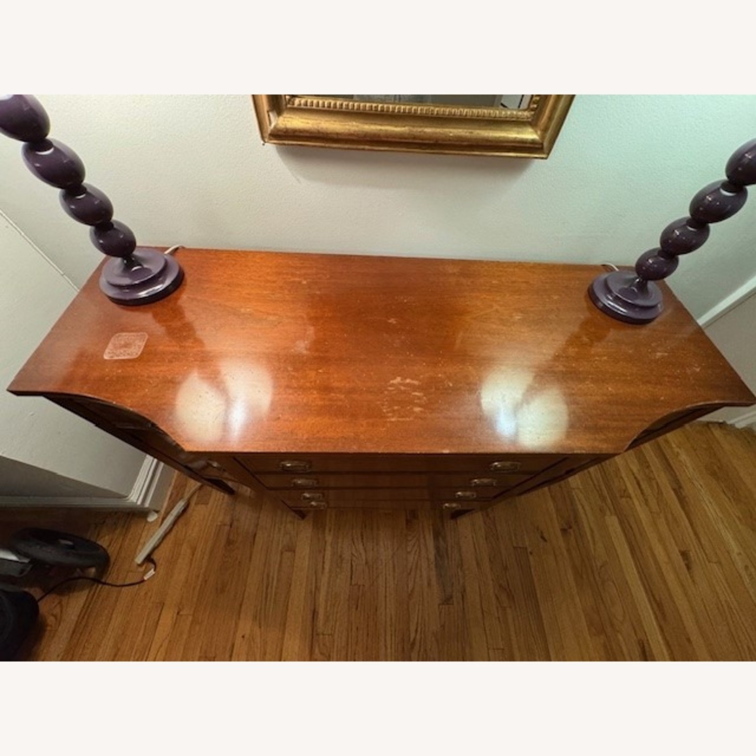 Federal Style Curved Console Buffet Sideboard - image-7