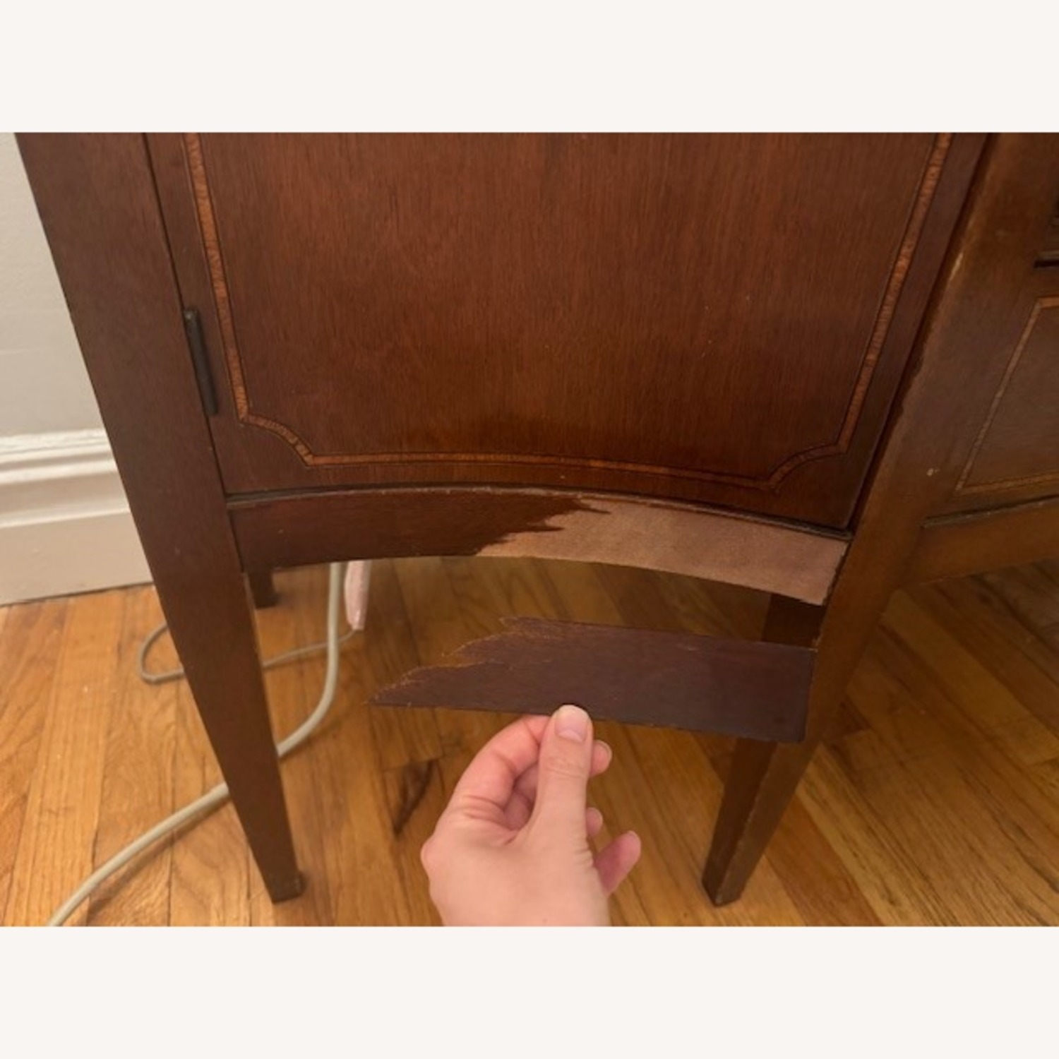 Federal Style Curved Console Buffet Sideboard - image-1