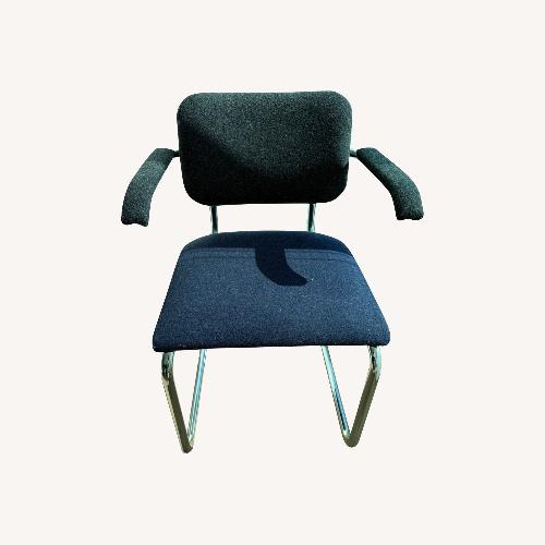 Used  Design Within Reach Knoll Cesca Blue Armchair (x4) for sale on AptDeco