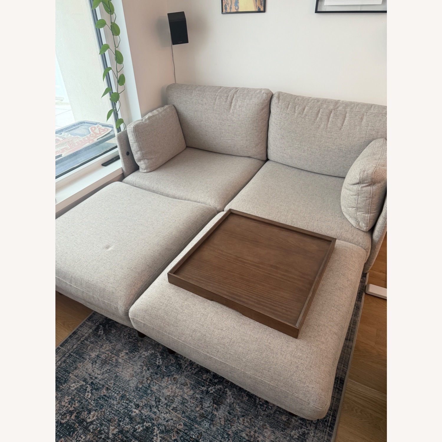 Burrow 4-piece Modular Sofa with Table Topper - image-2