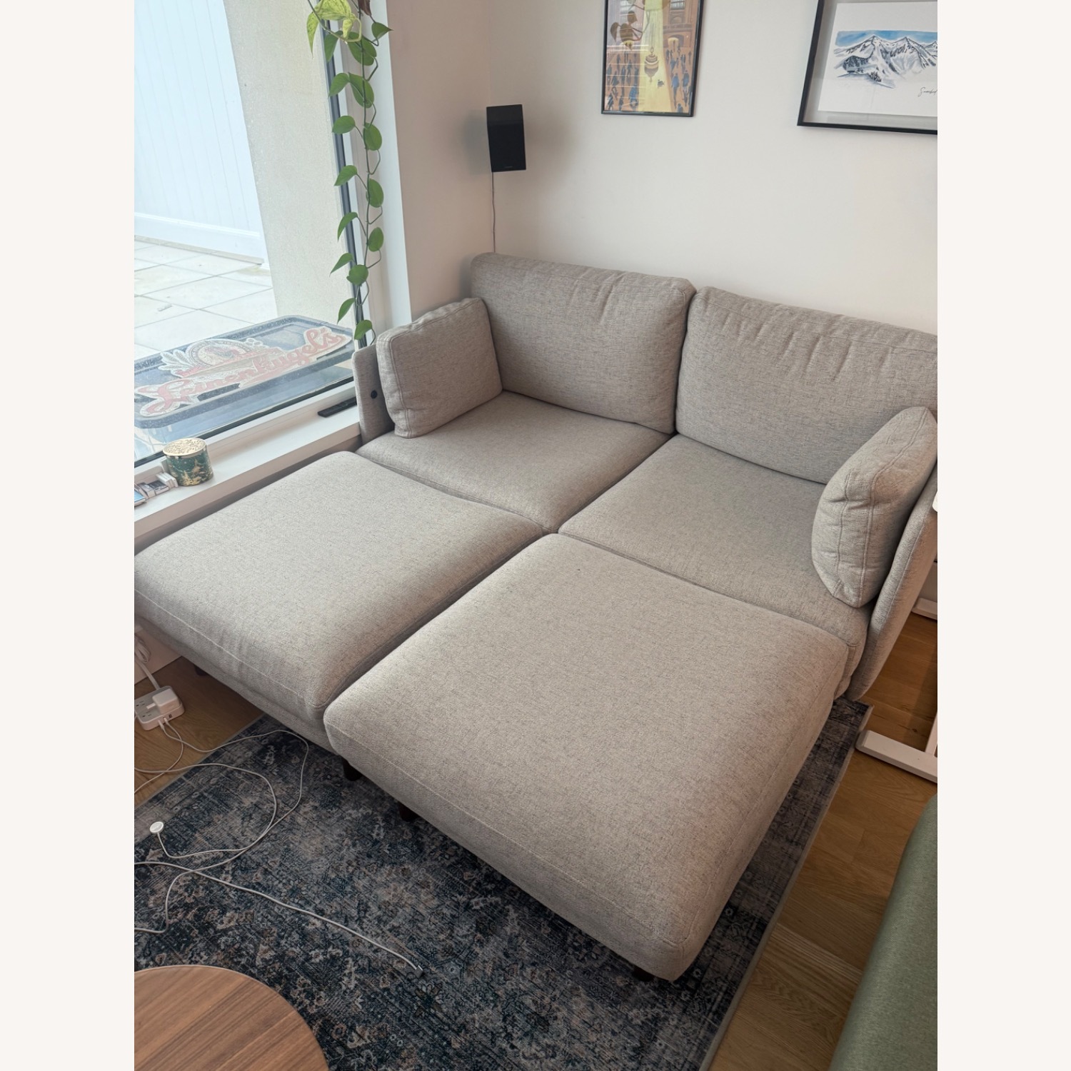 Burrow 4-piece Modular Sofa with Table Topper - image-3