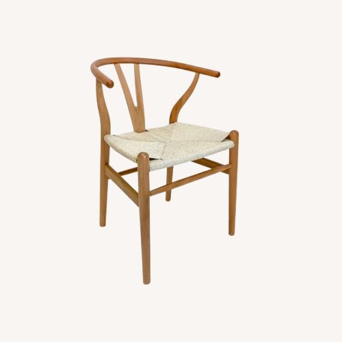 Used Solid Wood Wishbone Chair (Set of 6) for sale on AptDeco