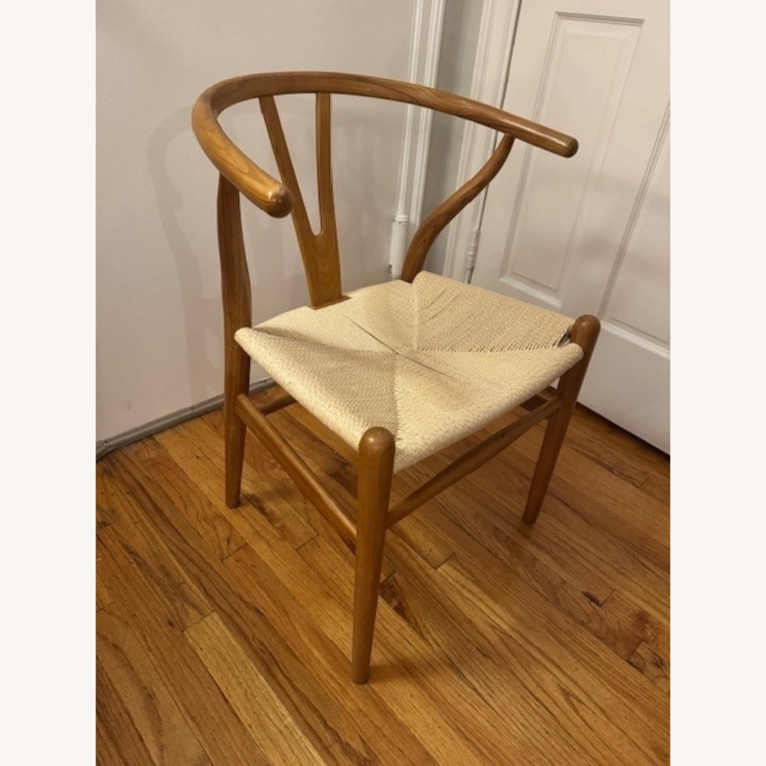 Solid Wood Wishbone Chair (Set of 6) - image-1