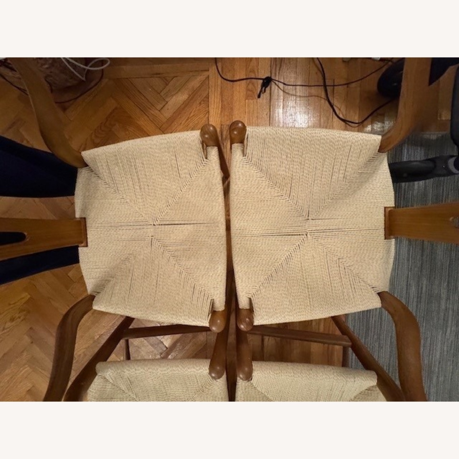 Solid Wood Wishbone Chair (Set of 6) - image-13