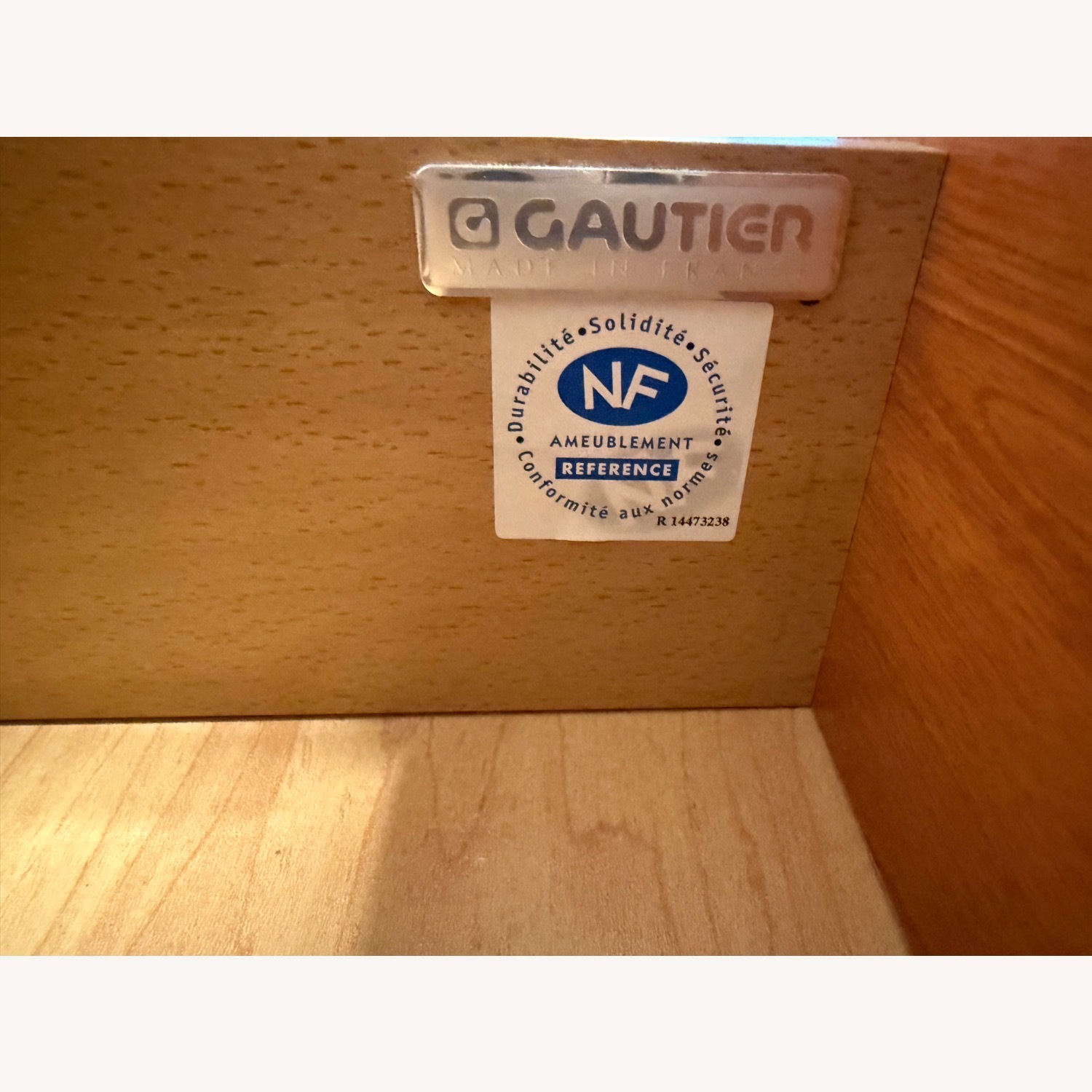 Gautier Furniture Buffet with Thick Glass on Top - image-2