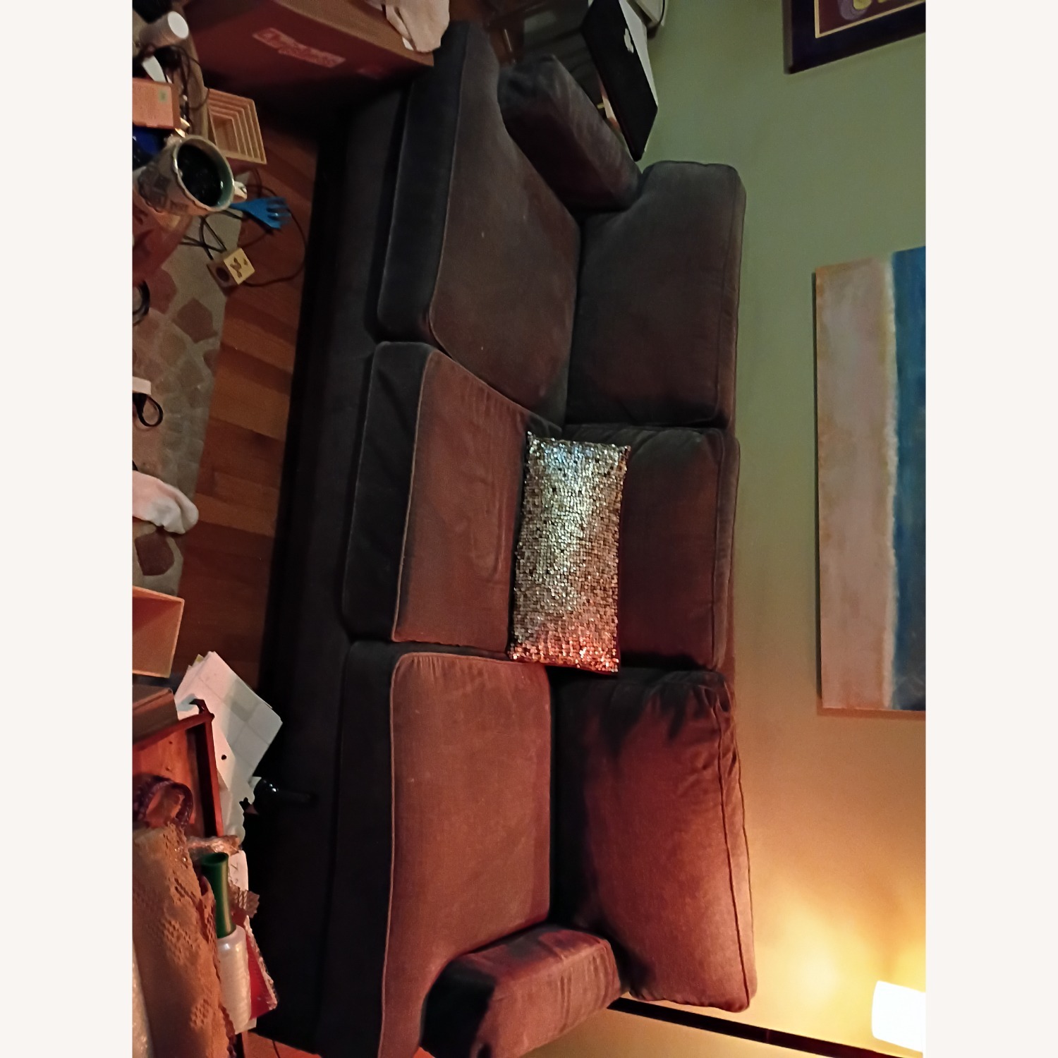 Ethan Allen 3 Cushion Sofa  - image-2