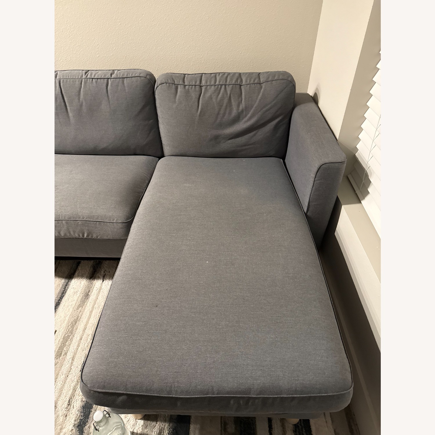 IKEA PÄRUP Frame, 3-seat Sofa W Chaise - image-3