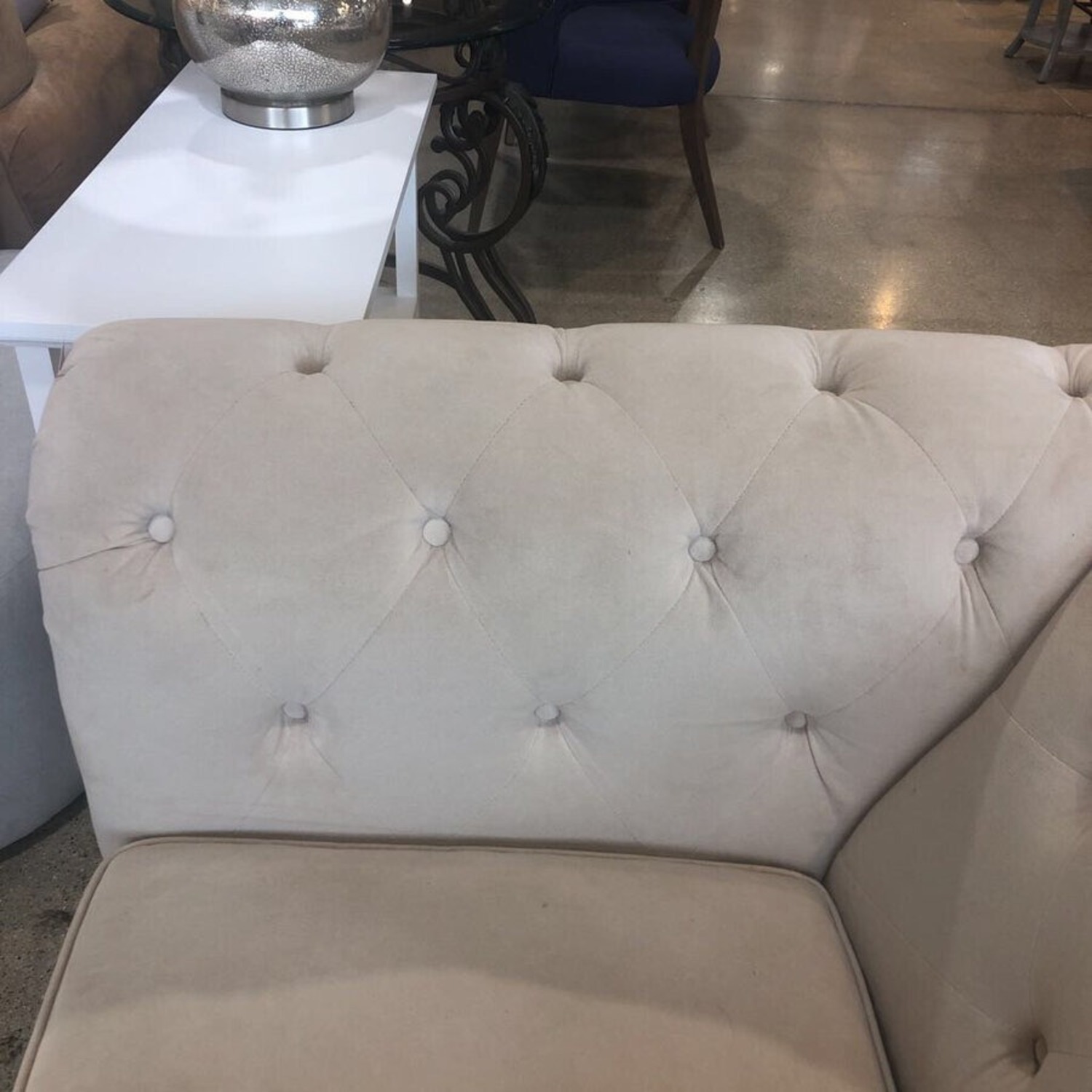 Jonathan Louis Tufted Velvet Club Lounge Chair - image-4