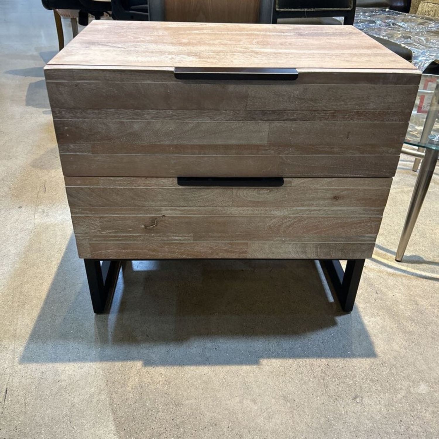 Java 2-Drawer Bedside Chest Nightstand - image-3