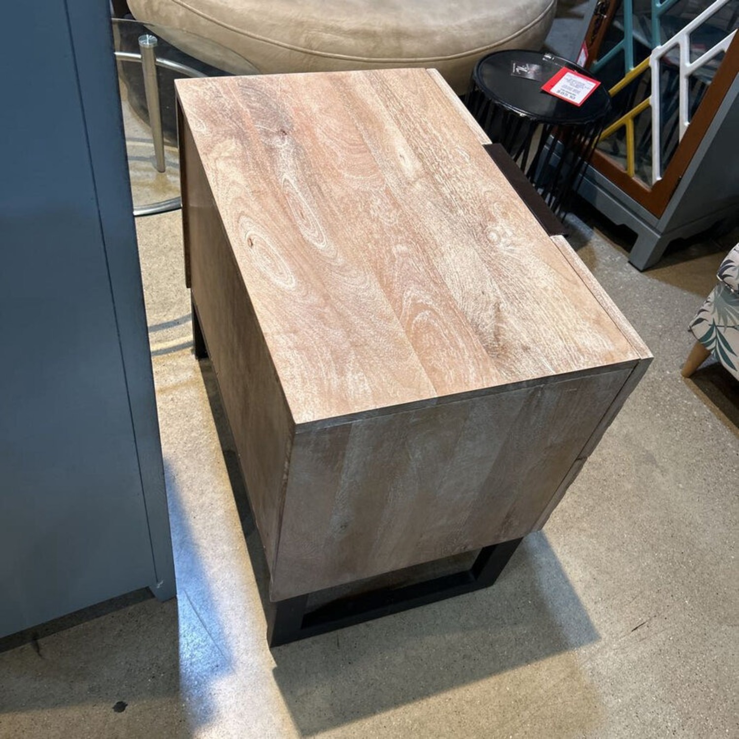 Java 2-Drawer Bedside Chest Nightstand - image-1
