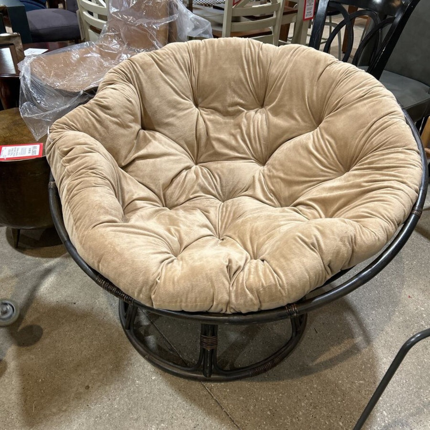 Pier 1 Papasan Lounge Chair - image-2