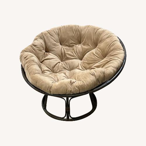 Used Pier 1 Papasan Lounge Chair for sale on AptDeco