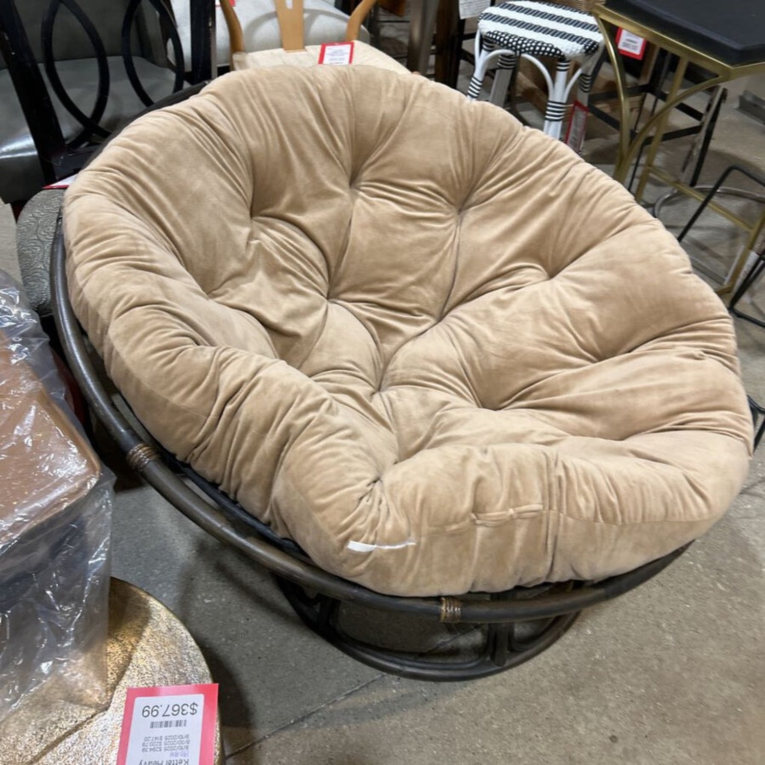 Pier 1 Papasan Lounge Chair - image-4