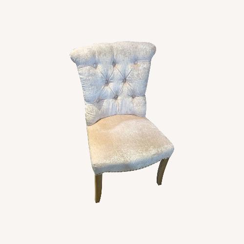 Used Roll Back Button Tufted & Nailhead Trim Chair for sale on AptDeco