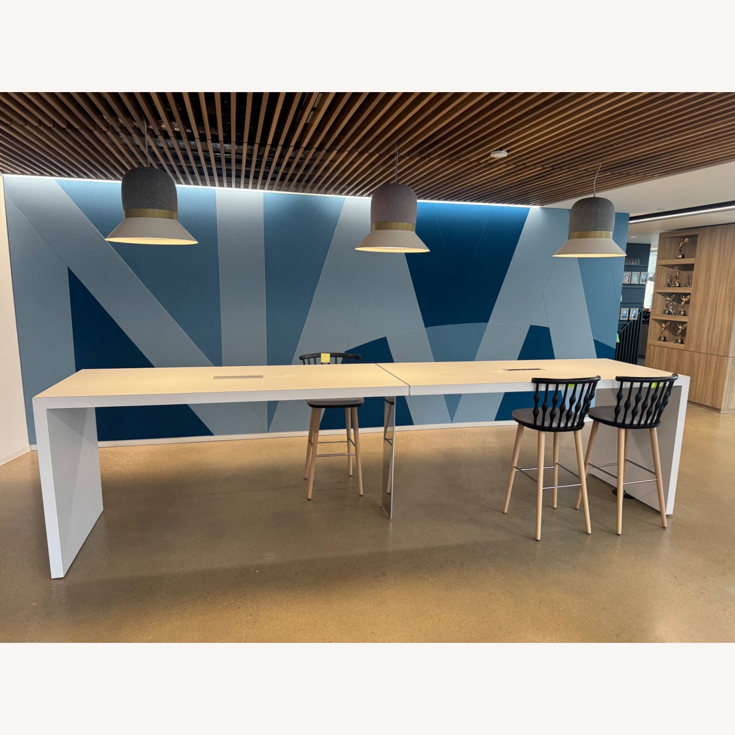 Modern White Bar Table  - image-2