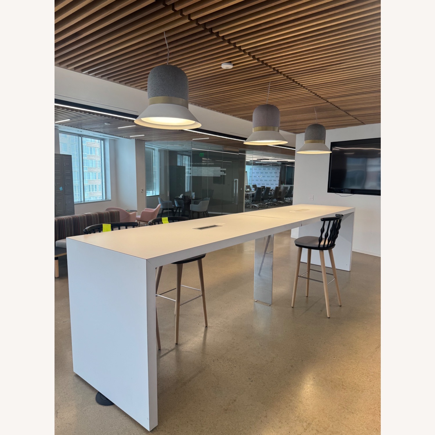 Modern White Bar Table  - image-4