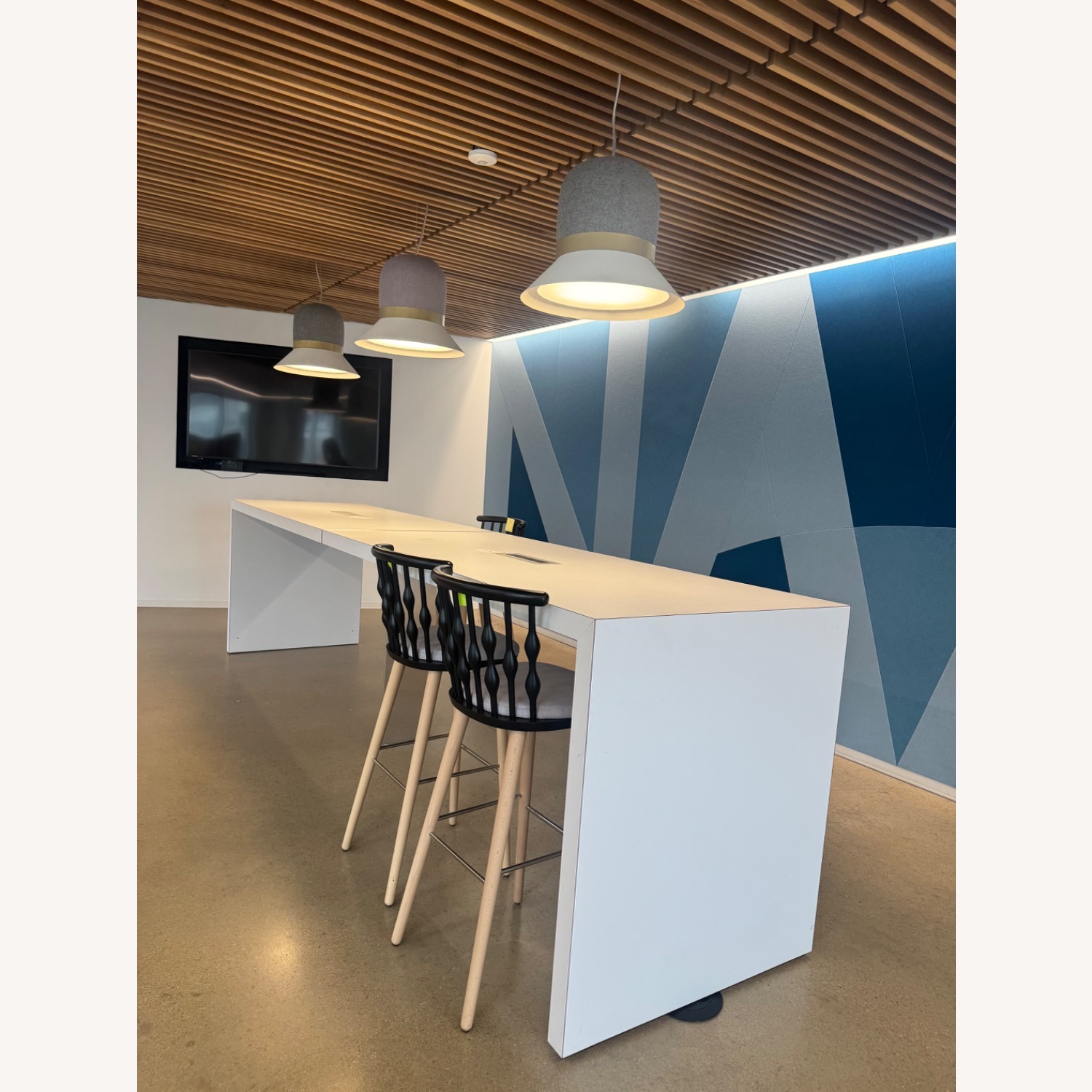 Modern White Bar Table  - image-3