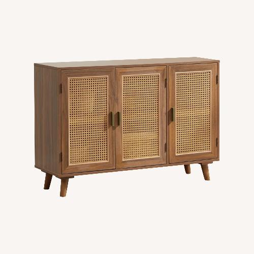 Used Kelly Clarkson Home - Talia 43"  Rattan Sideboard for sale on AptDeco