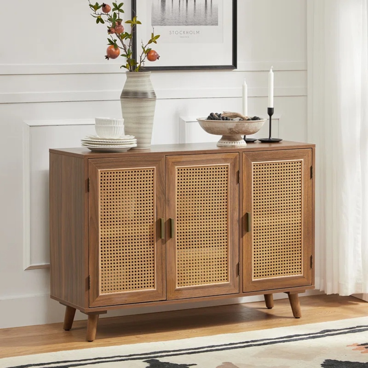Kelly Clarkson Home - Talia 43" Rattan Sideboard - image-5
