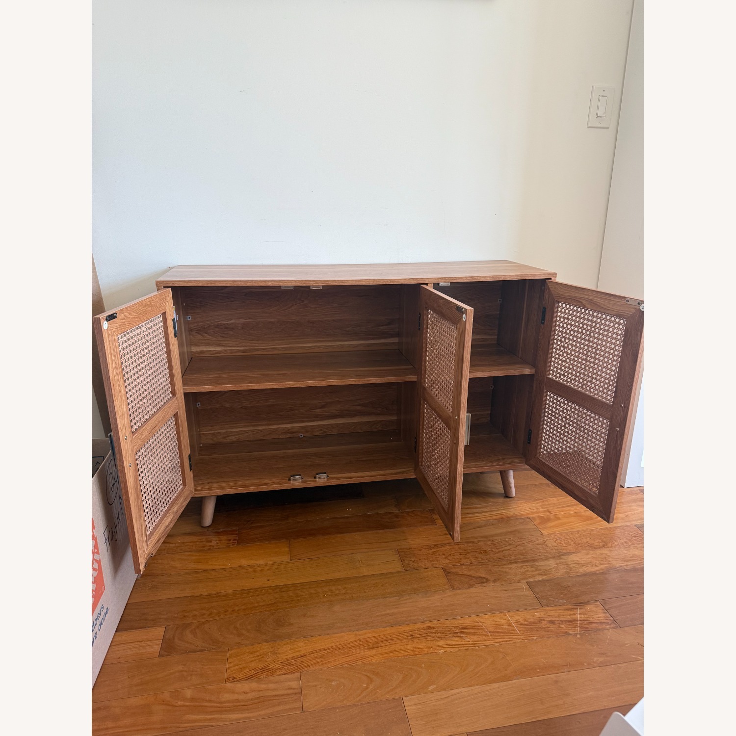 Kelly Clarkson Home - Talia 43" Rattan Sideboard - image-3