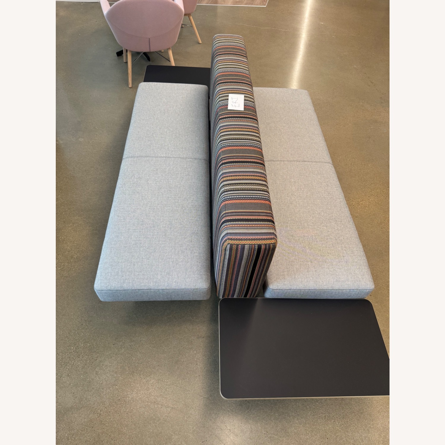 Modular Two-Piece Seating Set with Built-In Table - image-5