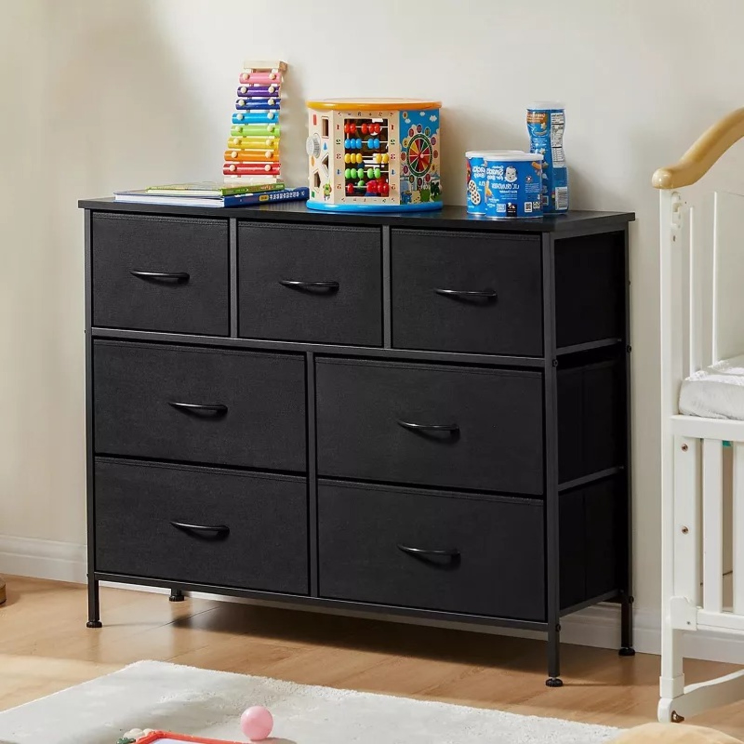 7-Drawer Fabric Storage Organizer Dresser  - image-1