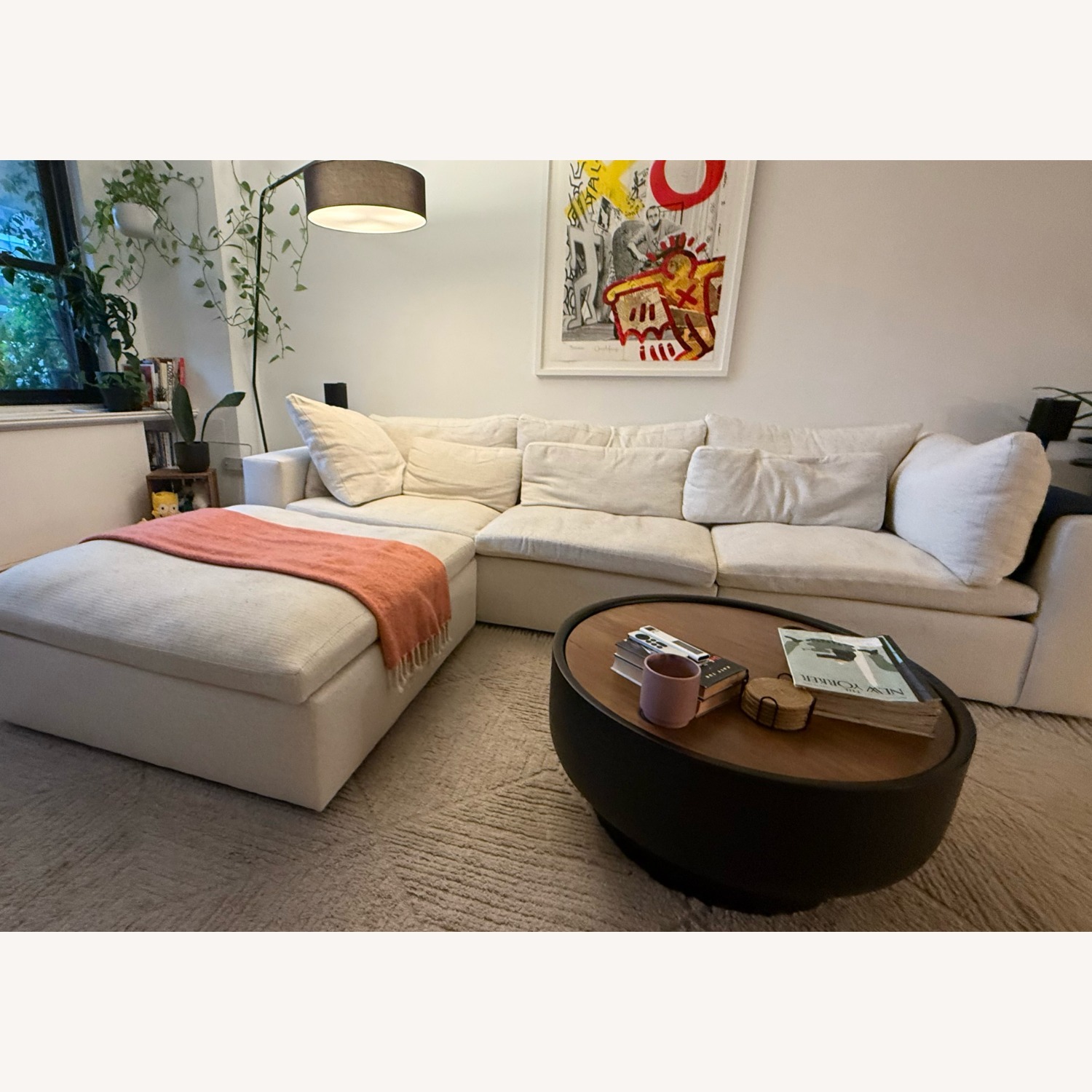 West Elm Harmony Mod 122" Right Ottoman Sectional - image-2