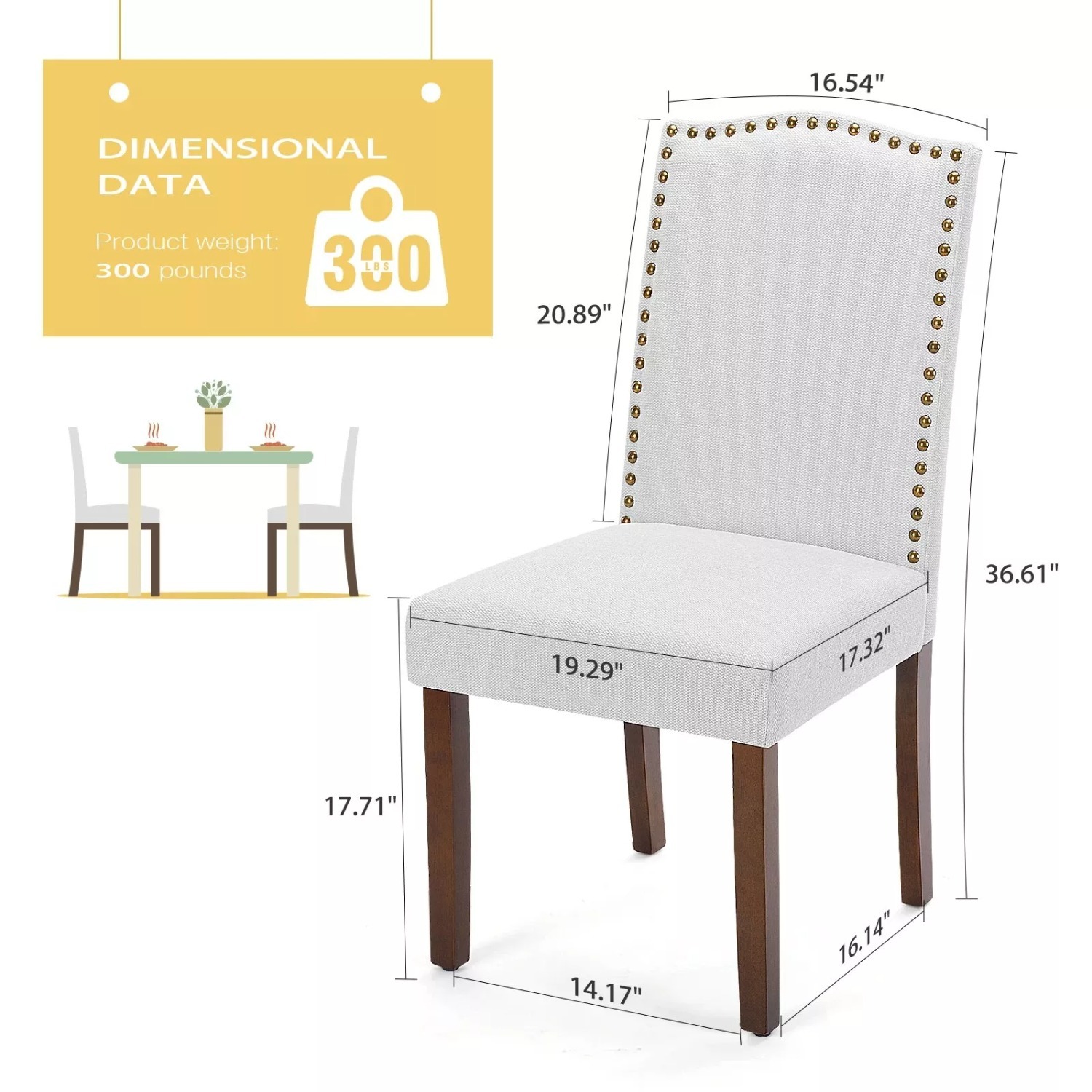 Elegant Upholstered Dining Chairs - image-3