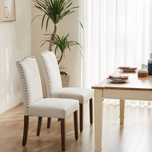 Used Elegant Upholstered Dining Chairs for sale on AptDeco