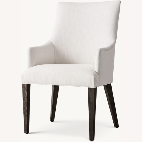 Used RH Ella Fabric Dining Armchair for sale on AptDeco