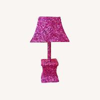 FXIVCHAPTER Pink Abalone Shell Chip Lamp