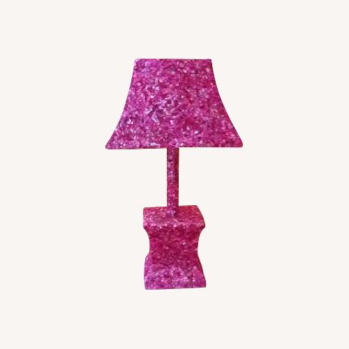 Used FXIVCHAPTER Pink Abalone Shell Chip Lamp for sale on AptDeco