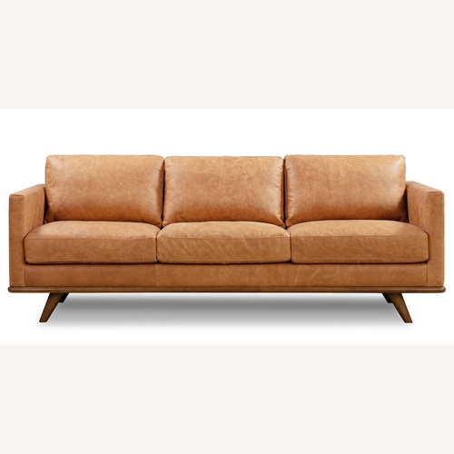 Used  Poly and Bark Nolita Leather Couch for sale on AptDeco