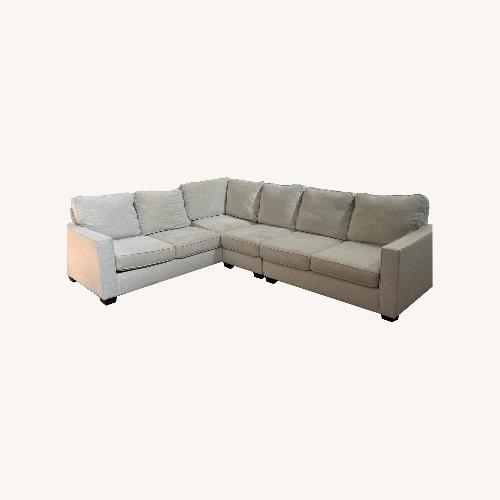 Used Living Spaces L-Shaped Sectional for sale on AptDeco