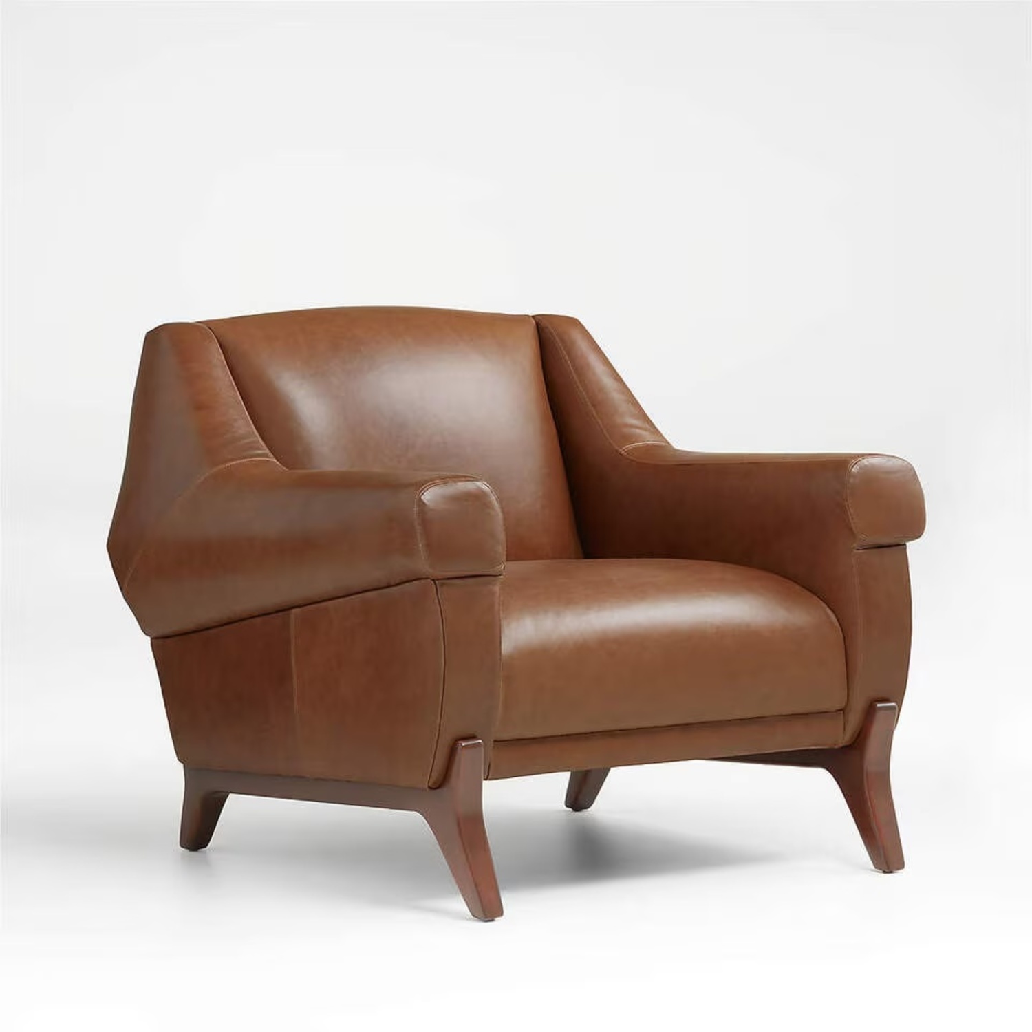 Crate & Barrel Jesper Leather Chair - image-4