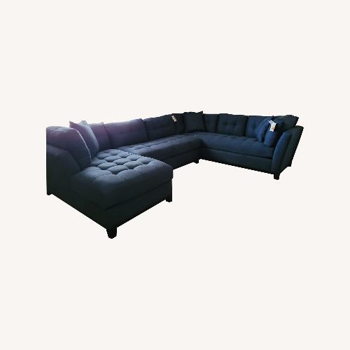 Used Rooms To Go Chatham 3 PC Sectional W Right Side Chaise for sale on AptDeco