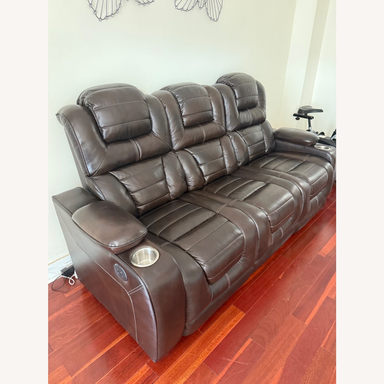 Power Sofa W Power Hedreast Recliner - image-3