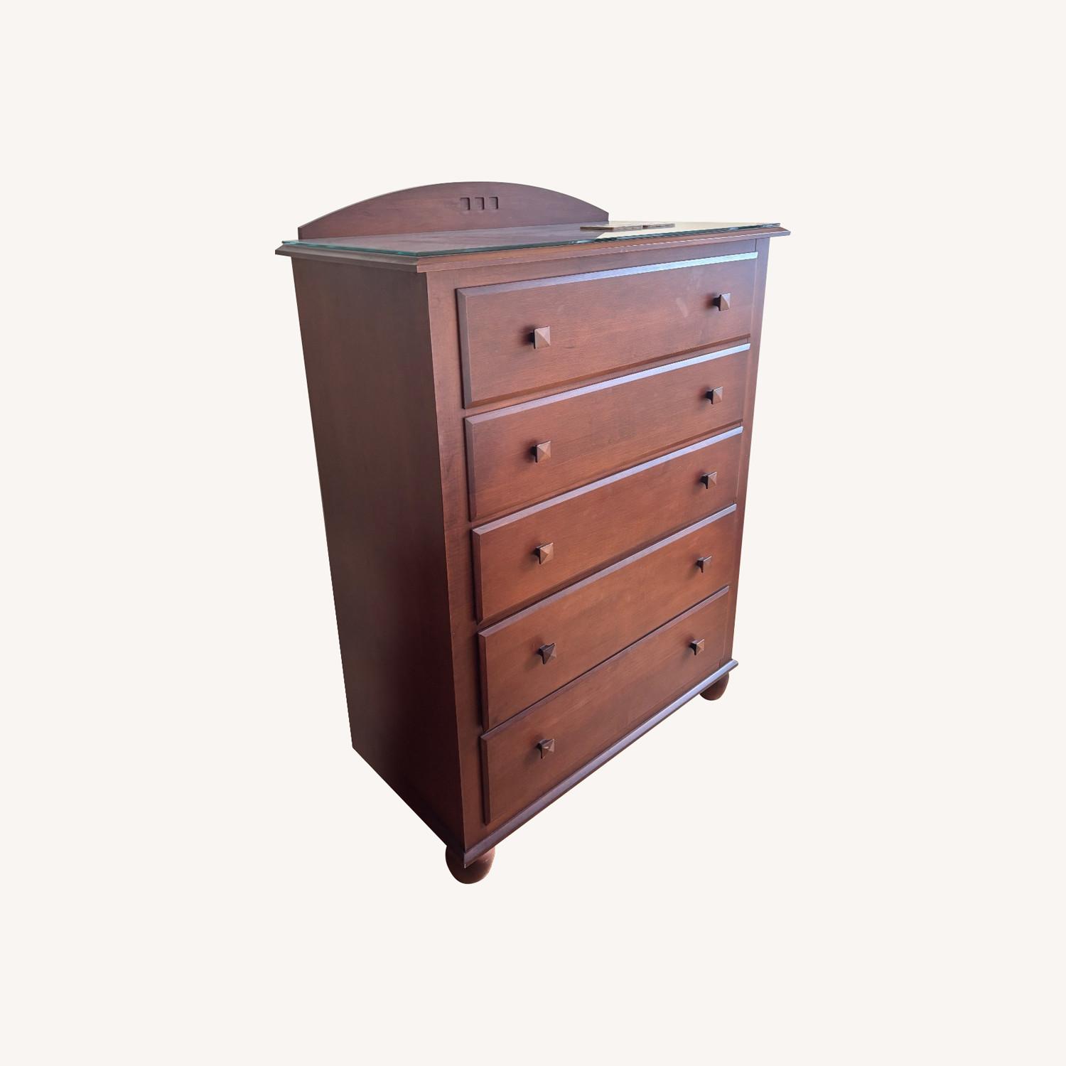 Tall Wooden Dresser - Classic Piece - image-0