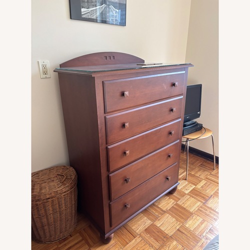 Used Tall Wooden Dresser - Classic Piece for sale on AptDeco