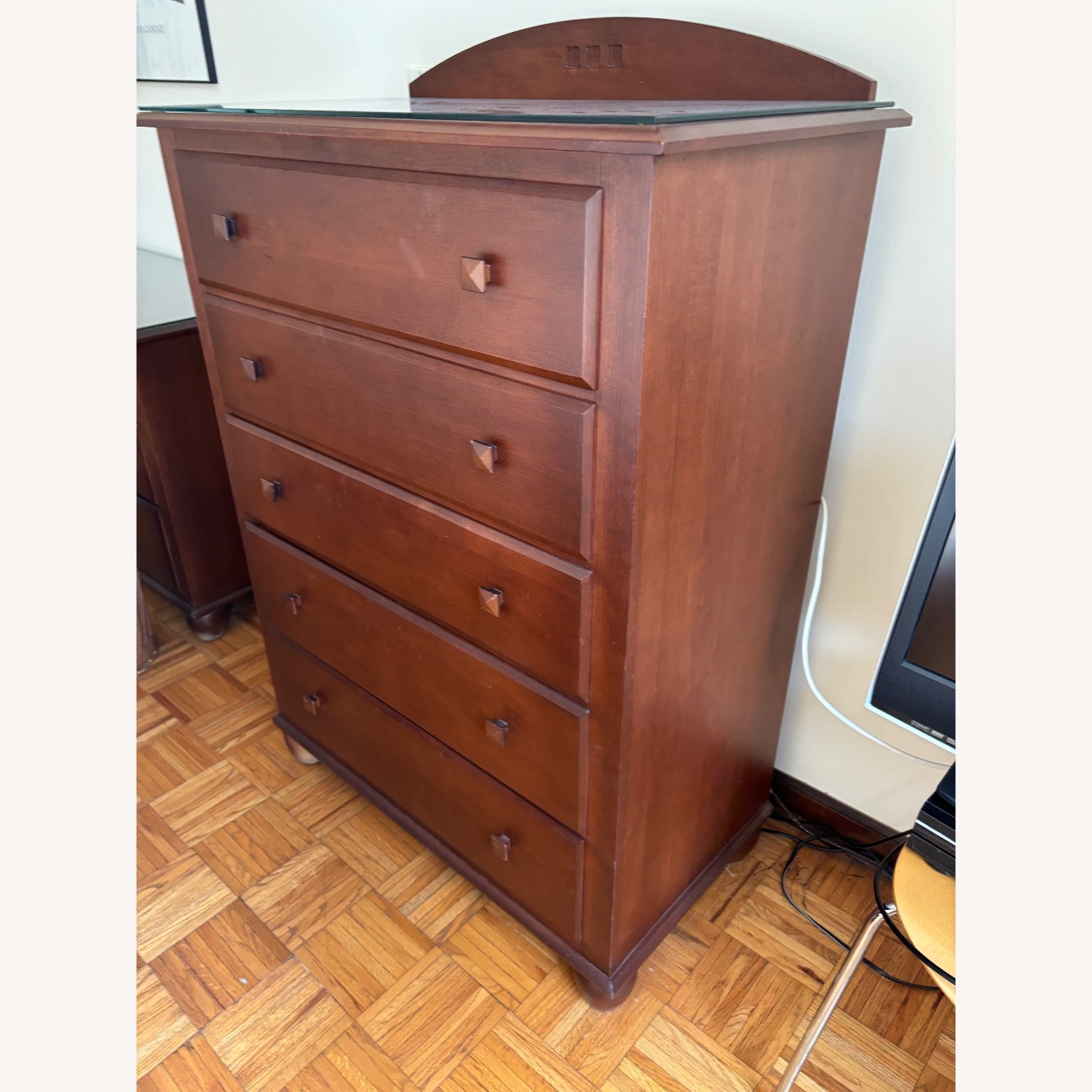 Tall Wooden Dresser - Classic Piece - image-2