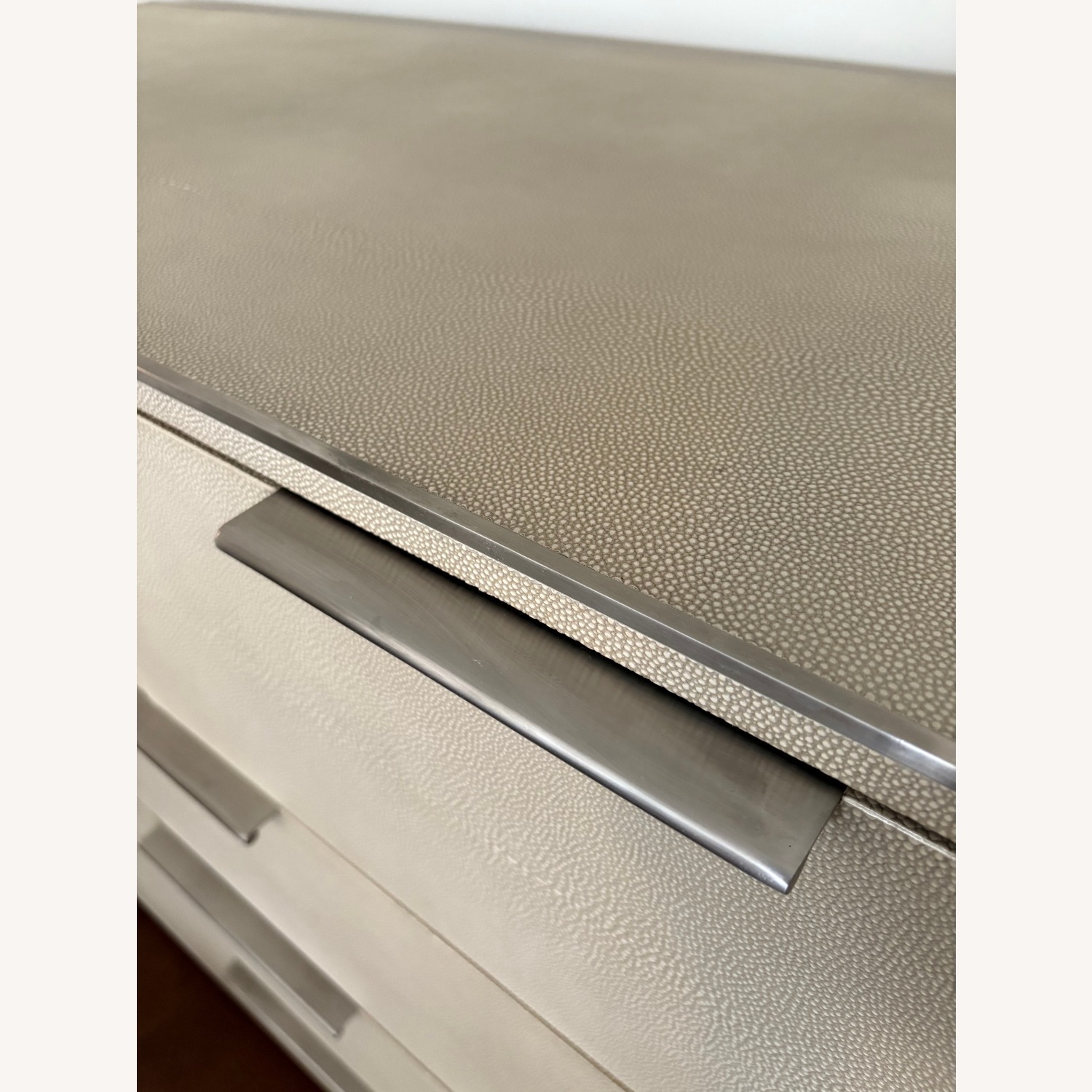 Restoration Hardware Saunderson Shagreen 5 Drawer Dresser - image-6
