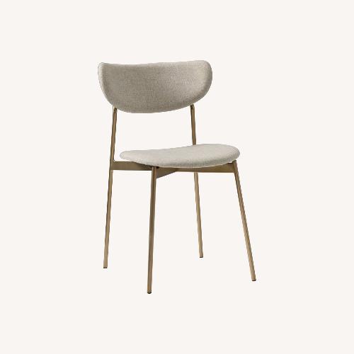 Used Modern Upholstered Dining Chairs – Set of 3 for sale on AptDeco