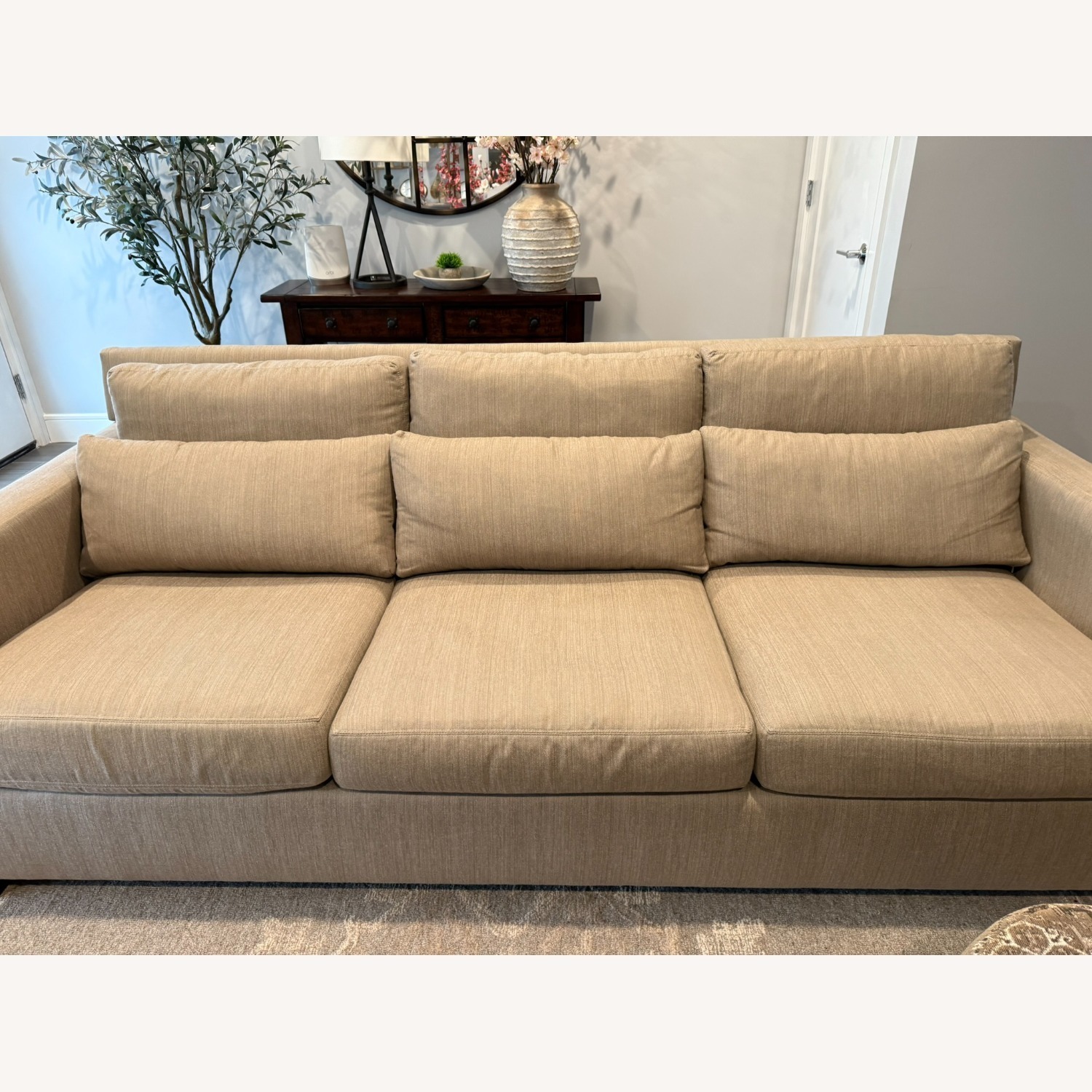 Pottery Barn York Square Arm Grand Sofa - image-5