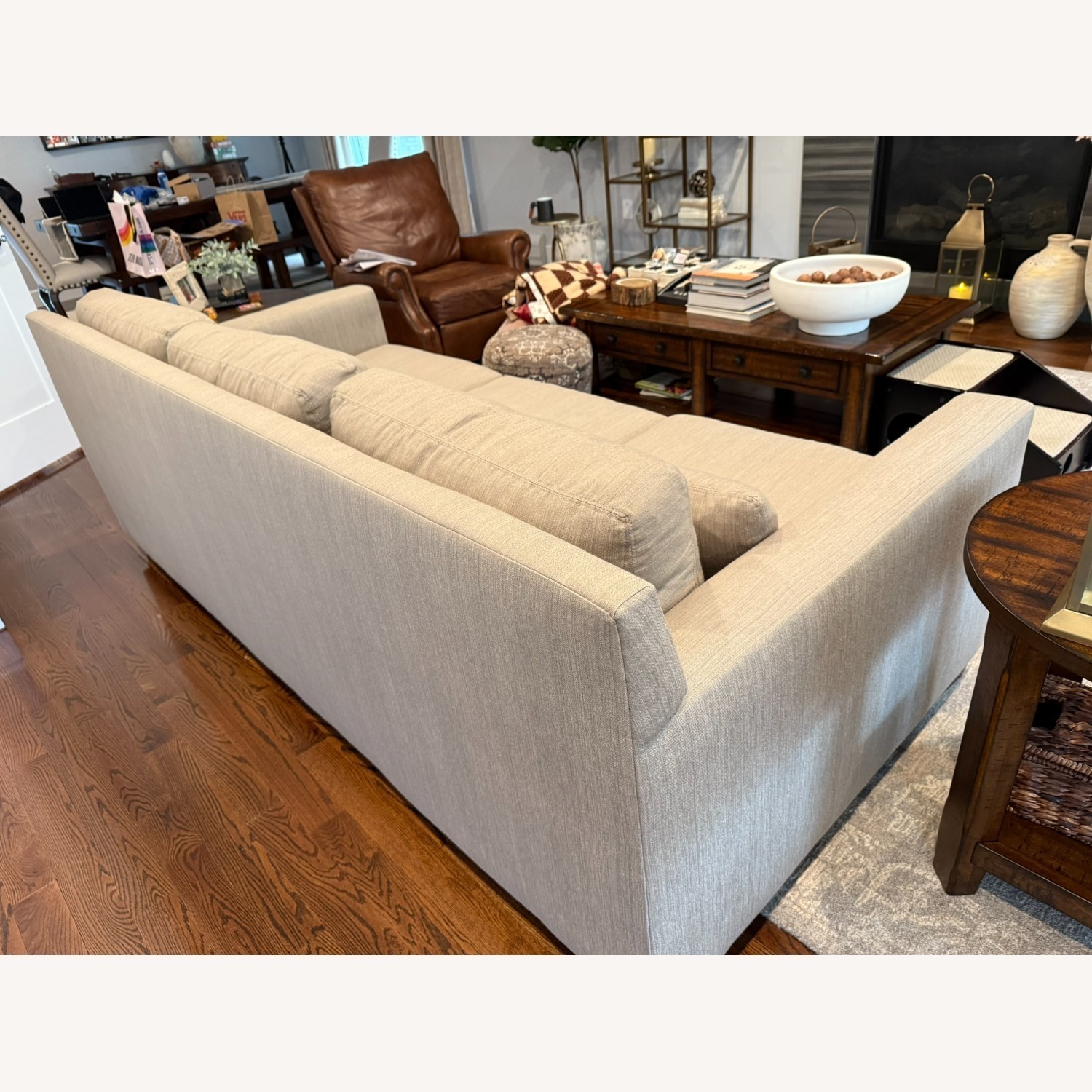 Pottery Barn York Square Arm Grand Sofa - image-3