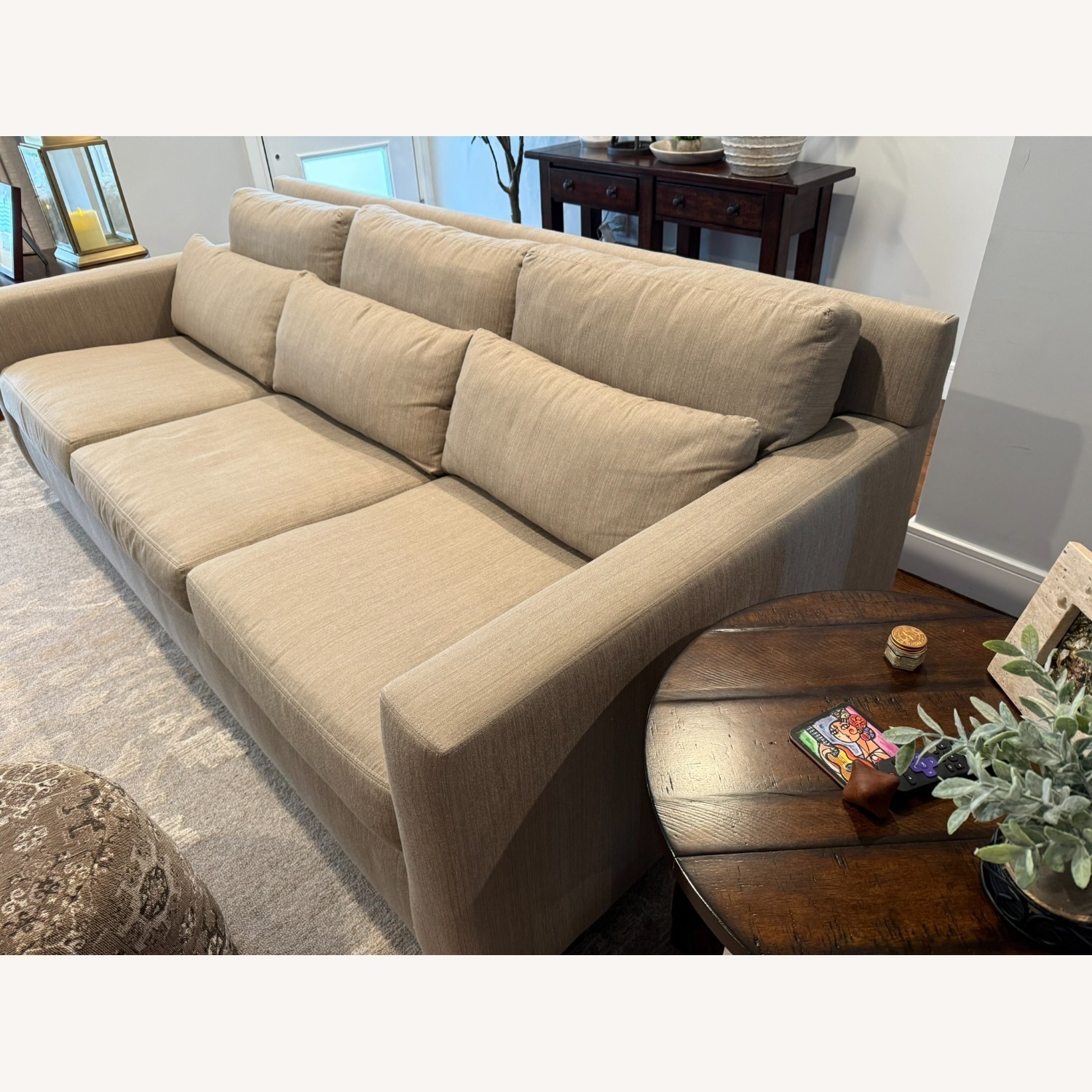 Pottery Barn York Square Arm Grand Sofa - image-1