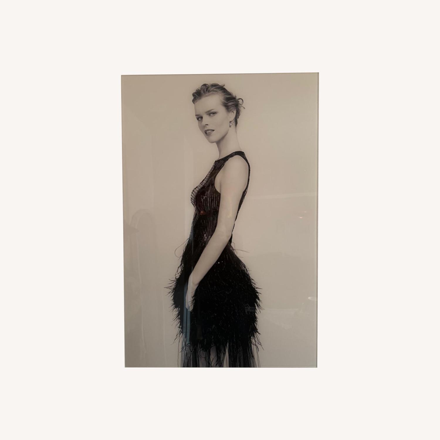 Eva Herzigová Portrait – Large Plexiglass Art - image-0