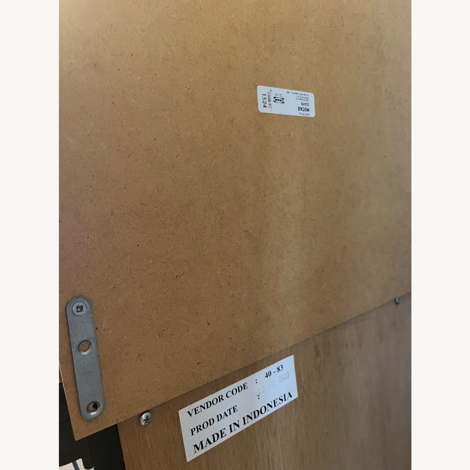 Solid Wood Desk, IKEA Micke add on Shelves - image-13