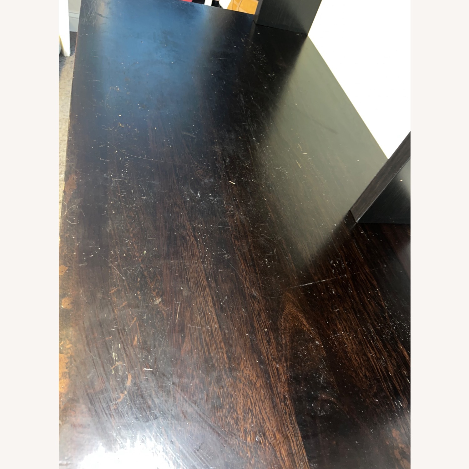 Solid Wood Desk, IKEA Micke add on Shelves - image-10