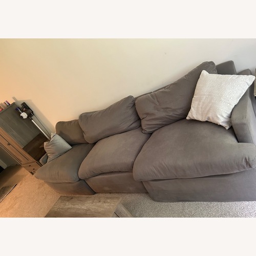 Used Bob's Discount Furniture Dream Recliner Couch for sale on AptDeco